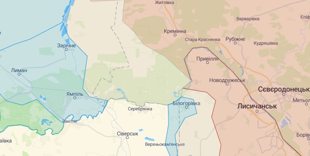 Оккупанты заявляют, что ВСУ пересекли "админграницы ЛНР" и закрепились в направлении Лисичанска