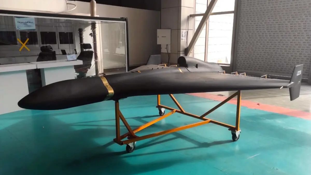 Дрон “Герань-3” на виставці у Росії