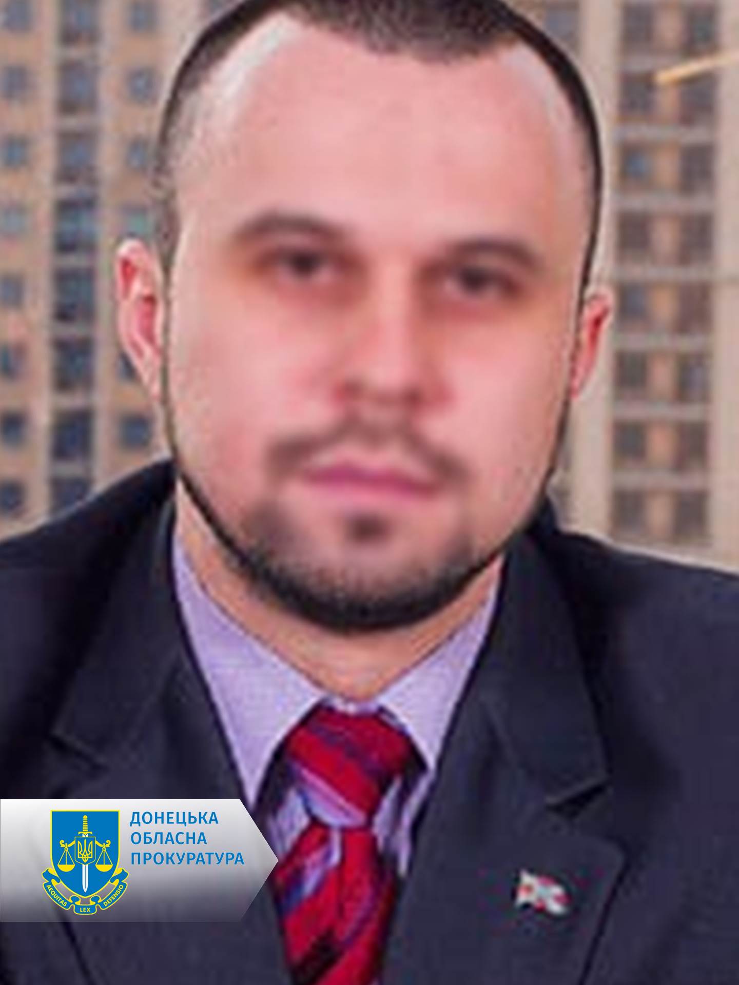 підозрюваний в організації псевдореферендуму Максим Книш в Донецькій області