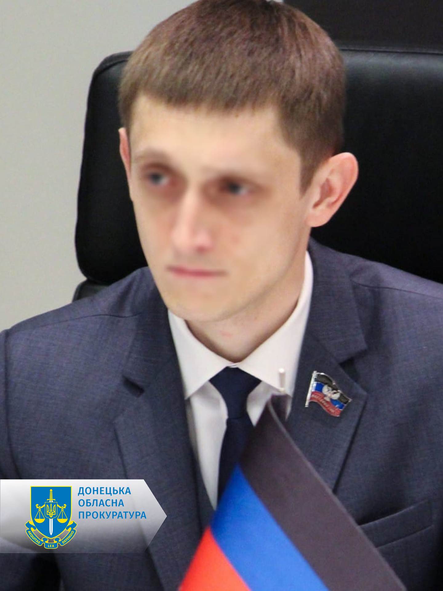 підозрюваний в організації псевдореферендуму Олександр Бондаренко в Донецькій області