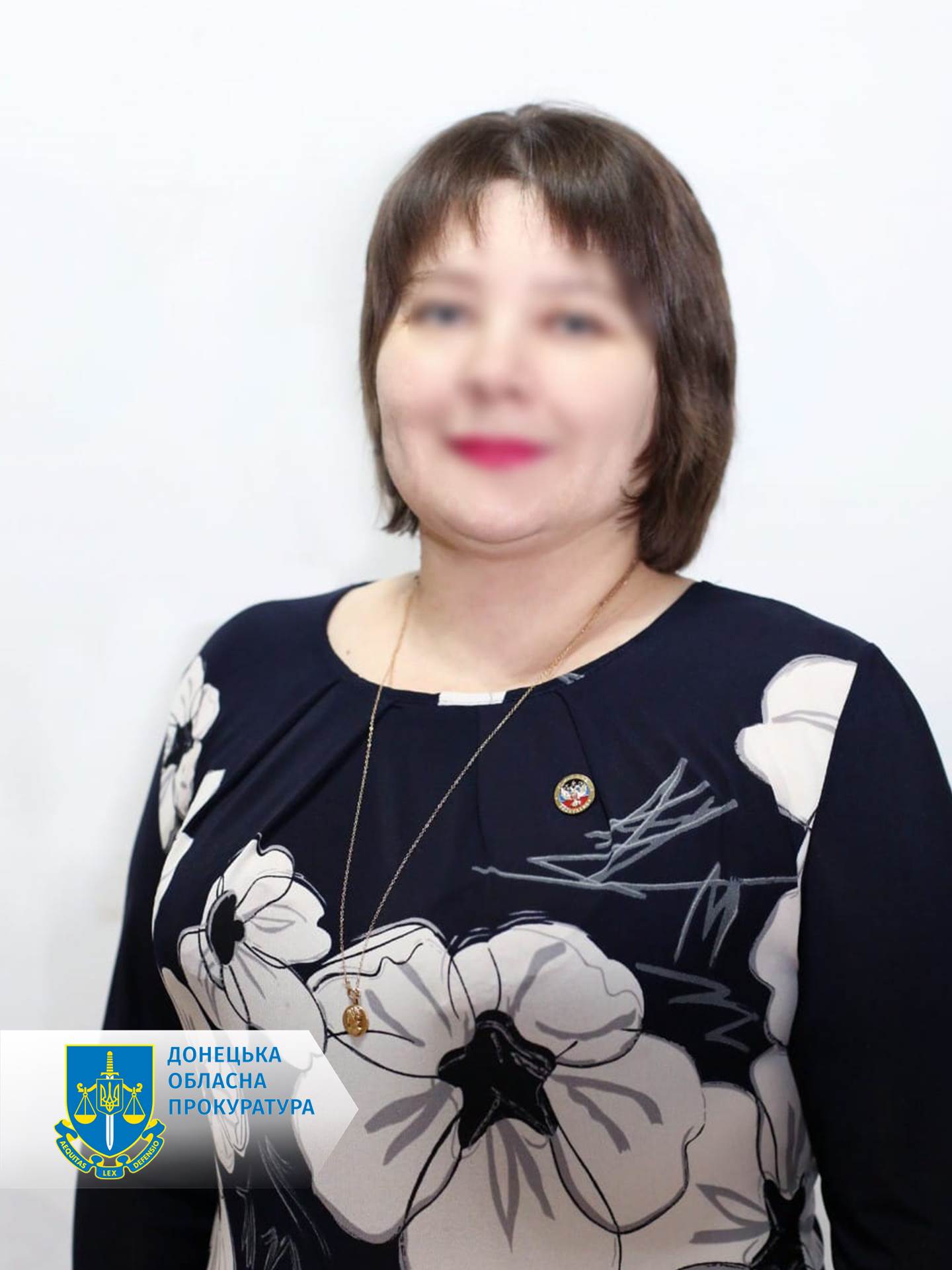 підозрювана в організації псевдореферендуму Наталія Стрільчук в Донецькій області