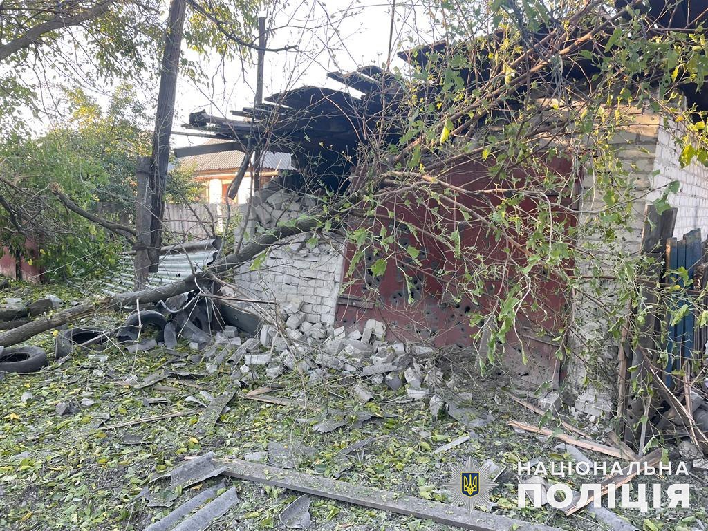 разрушенный россиянами дом в Донецкой области