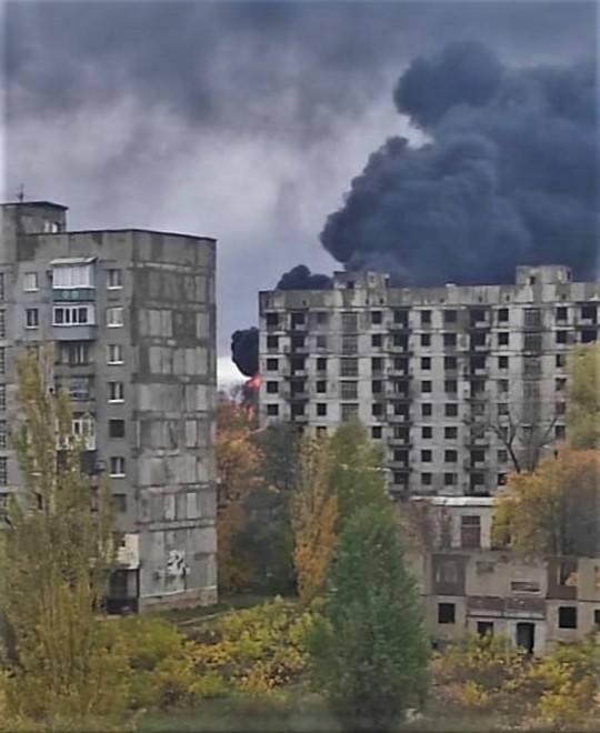 пожежа 27 жовтня у Шахтарську