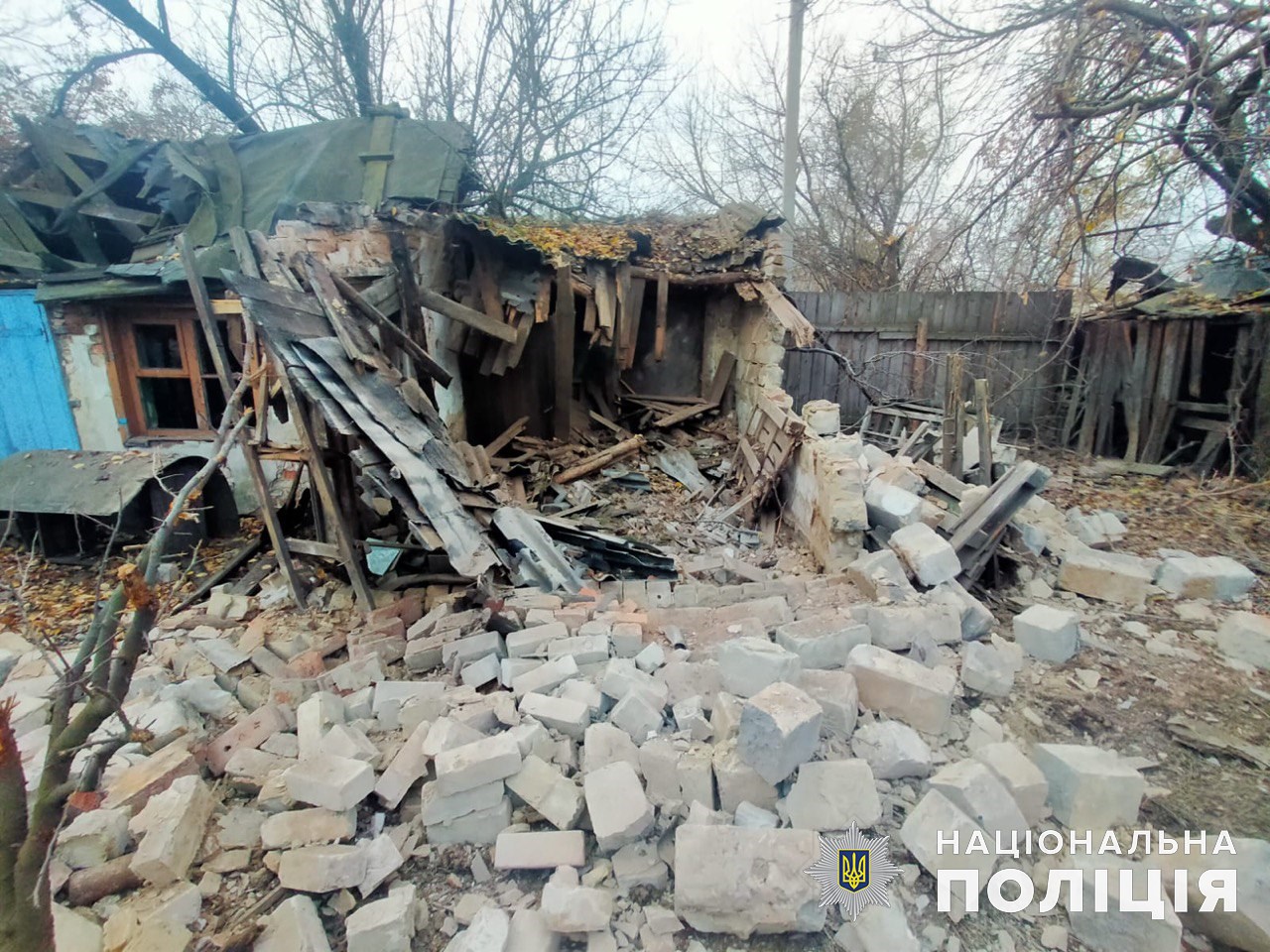 10 листопада росіяни обстріляли 9 населених пунктів Донеччини, вбили та поранили 7 жителів 4