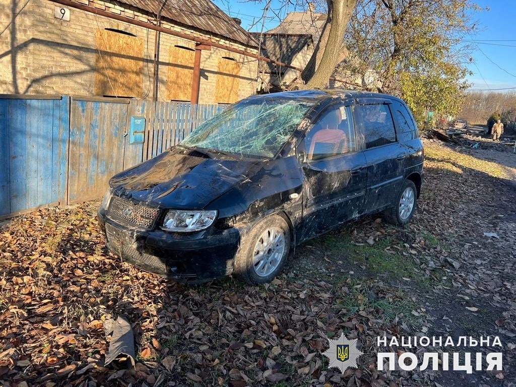 обстріляна машина в Донецькій області