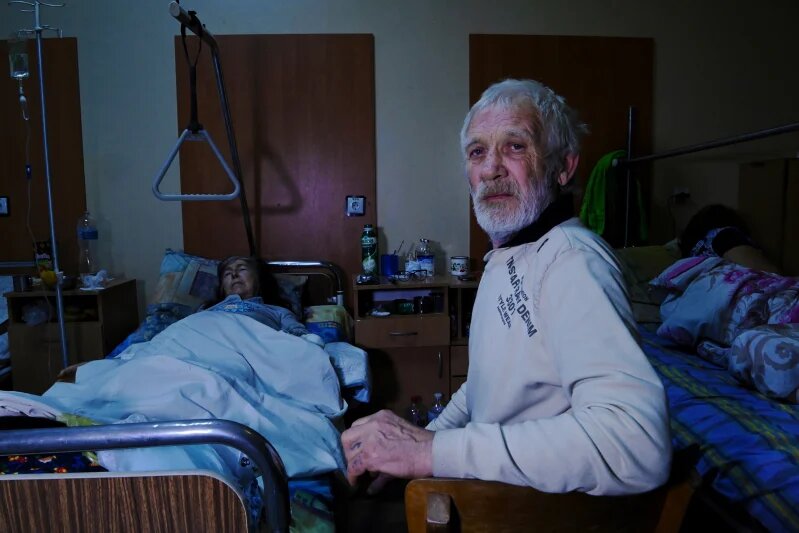 поранені мешканці Бахмута у лікарні у Костянтинівці