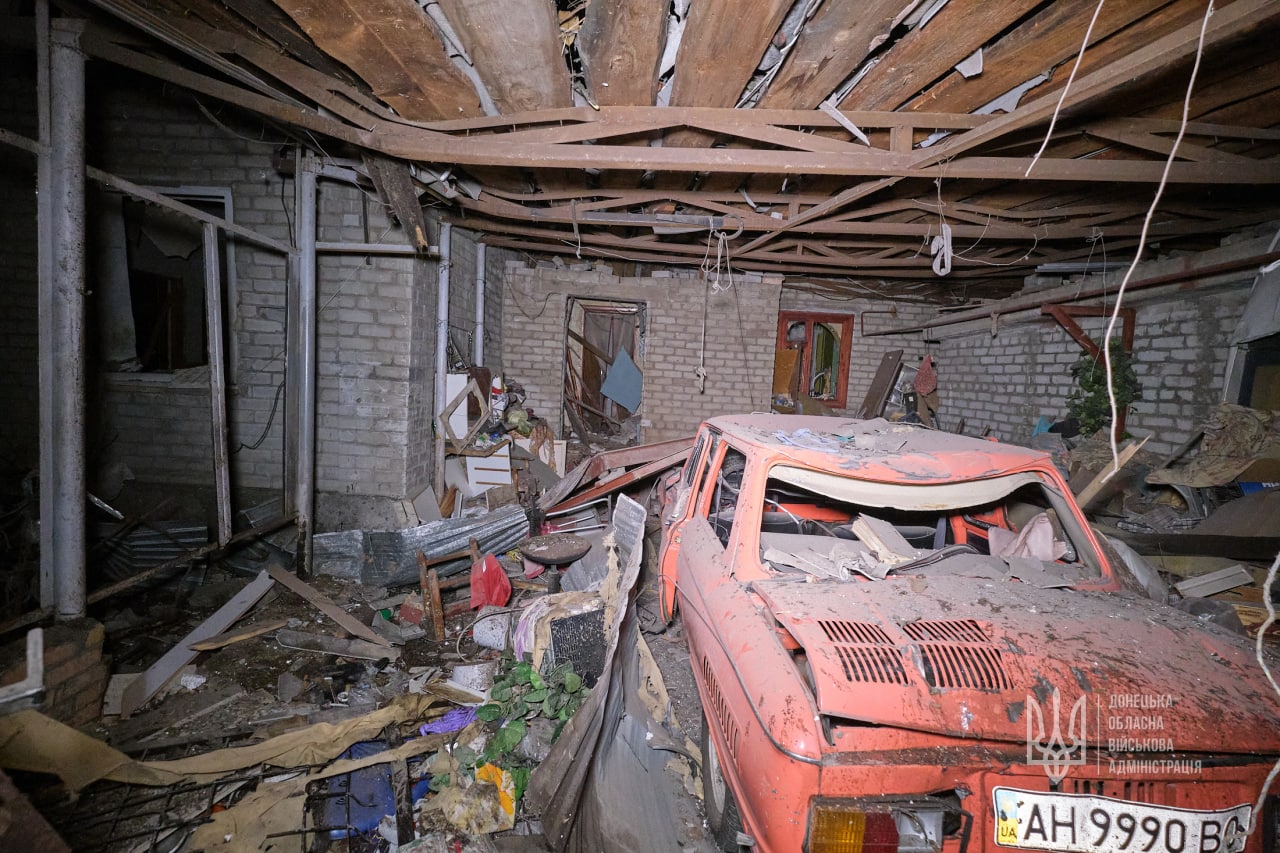 пошкоджений гараж у Краматорську