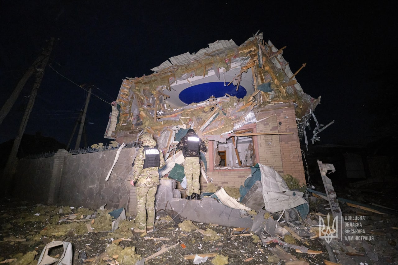 обстріляний росіянами приватний будинок у Краматорську