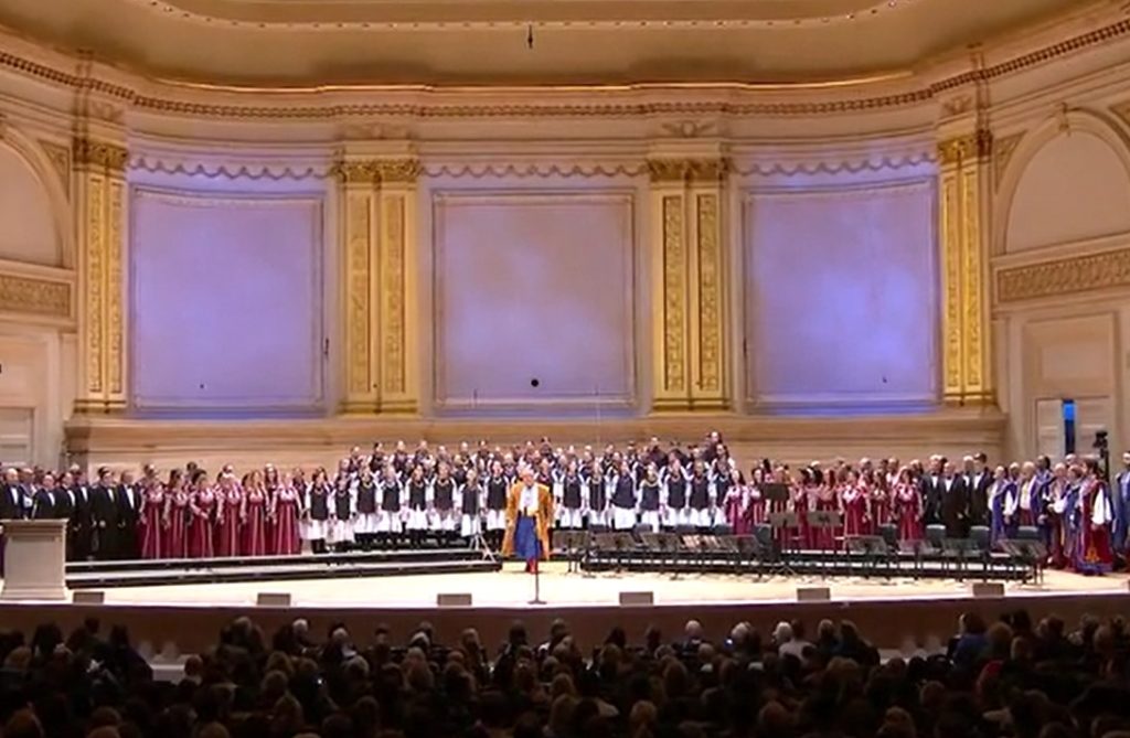 Через сторіччя після першого виконання: в нью-йоркському Карнеґі-Голі заспівали “Щедрика” (ВІДЕО)