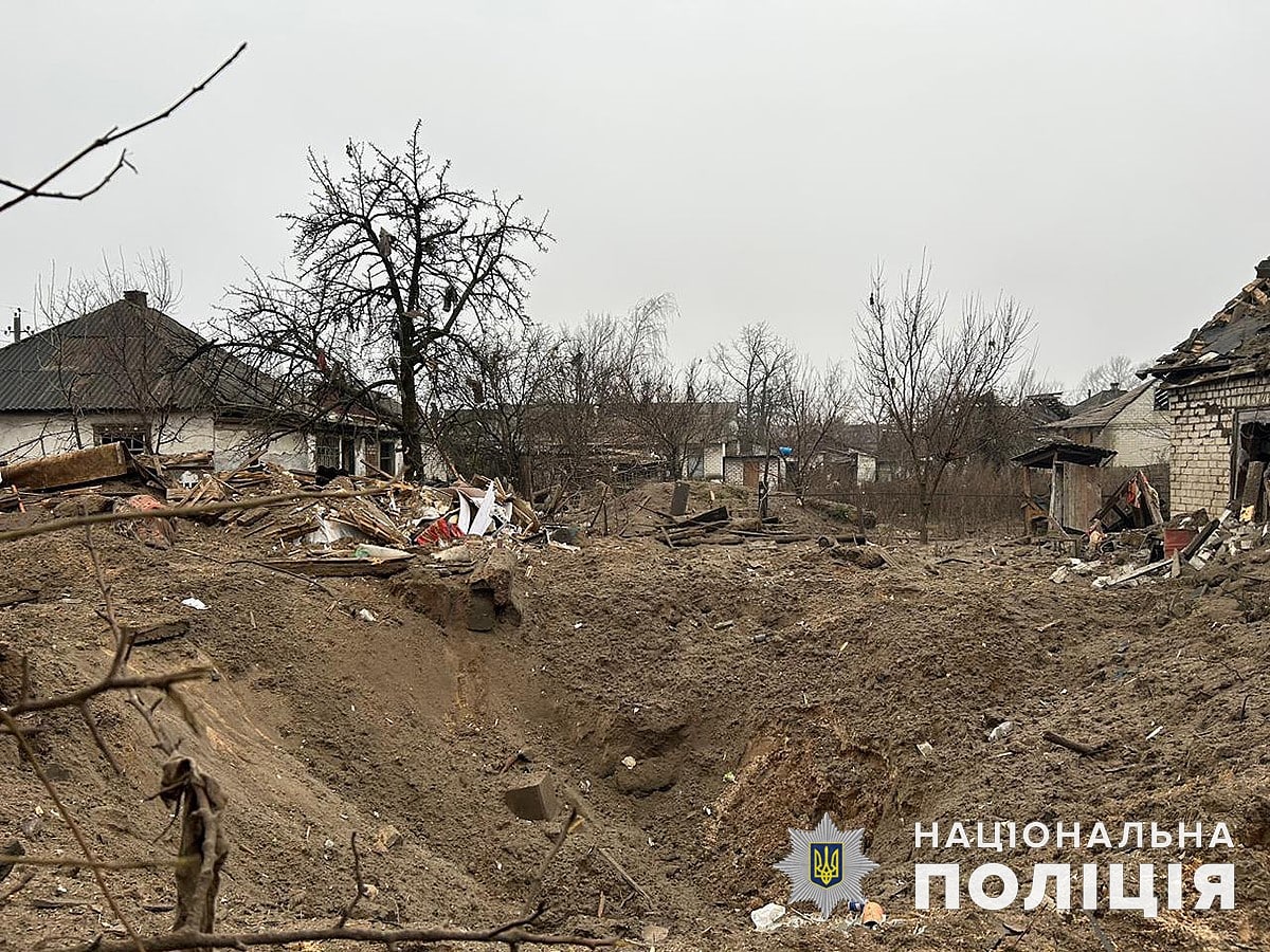 вирва після обстрілу росіян в Донецькій області 2