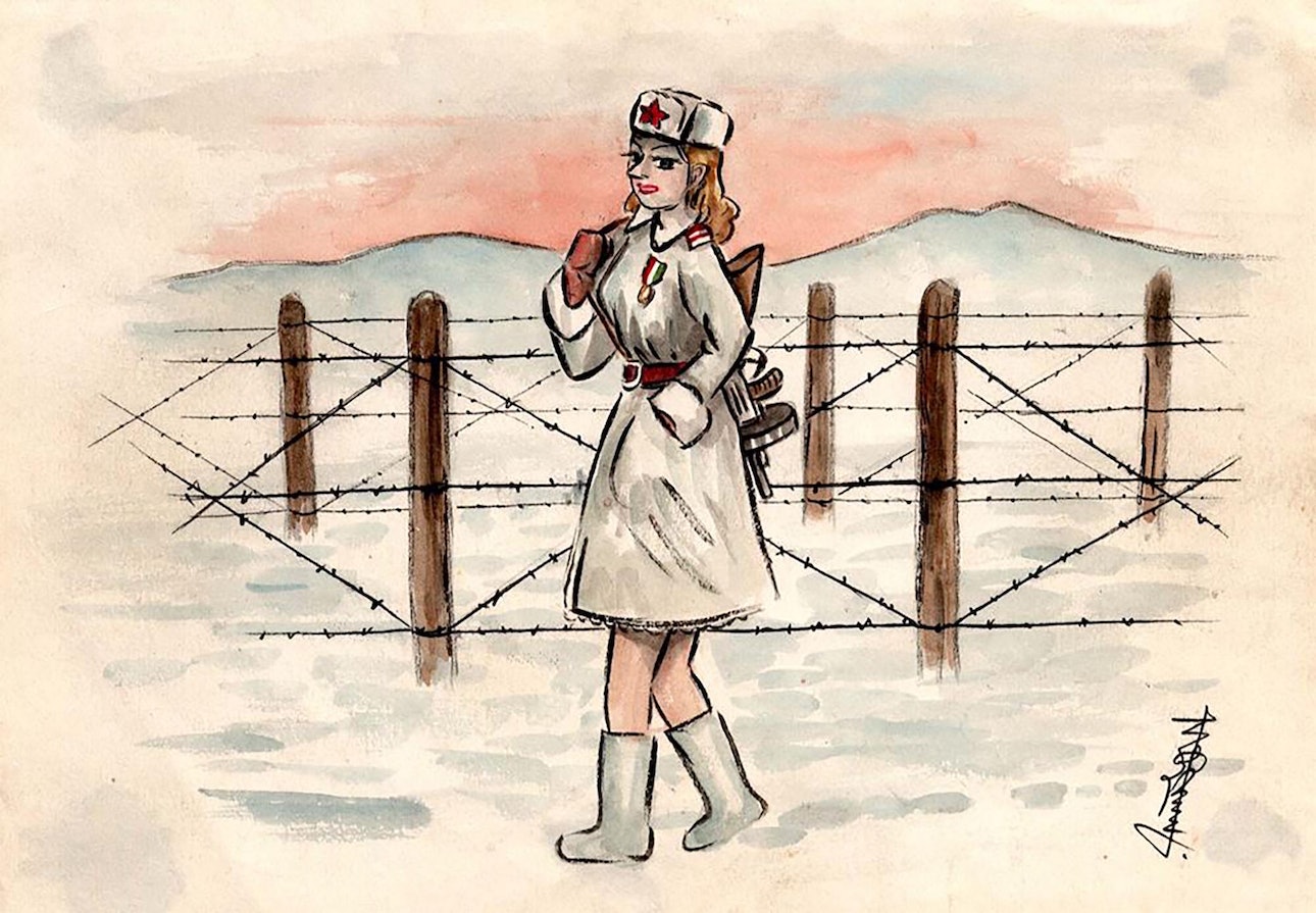 Неволя аквареллю: як японський полонений згадує у малюнках роки радянських таборів на Донеччині 10