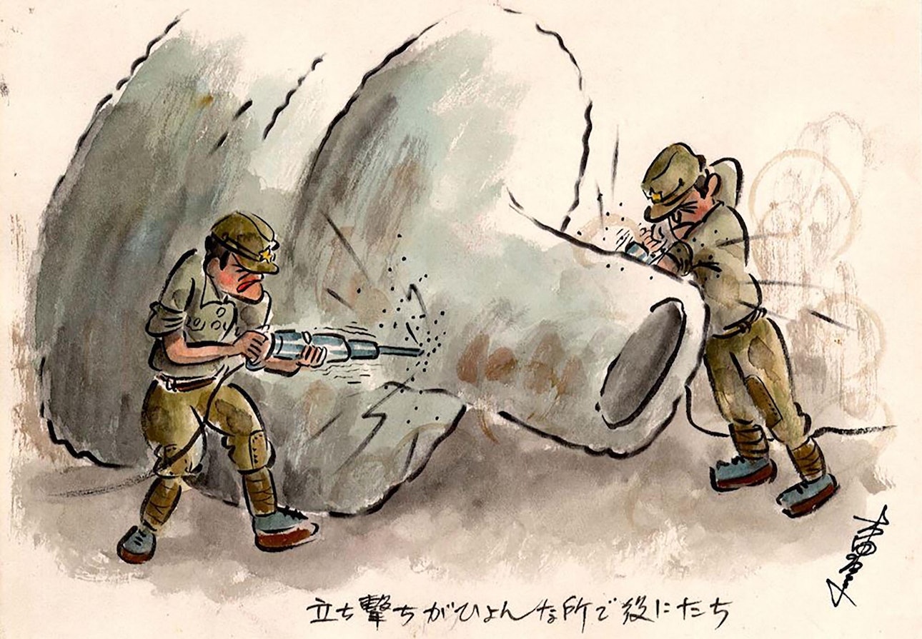 Неволя аквареллю: як японський полонений згадує у малюнках роки радянських таборів на Донеччині 18
