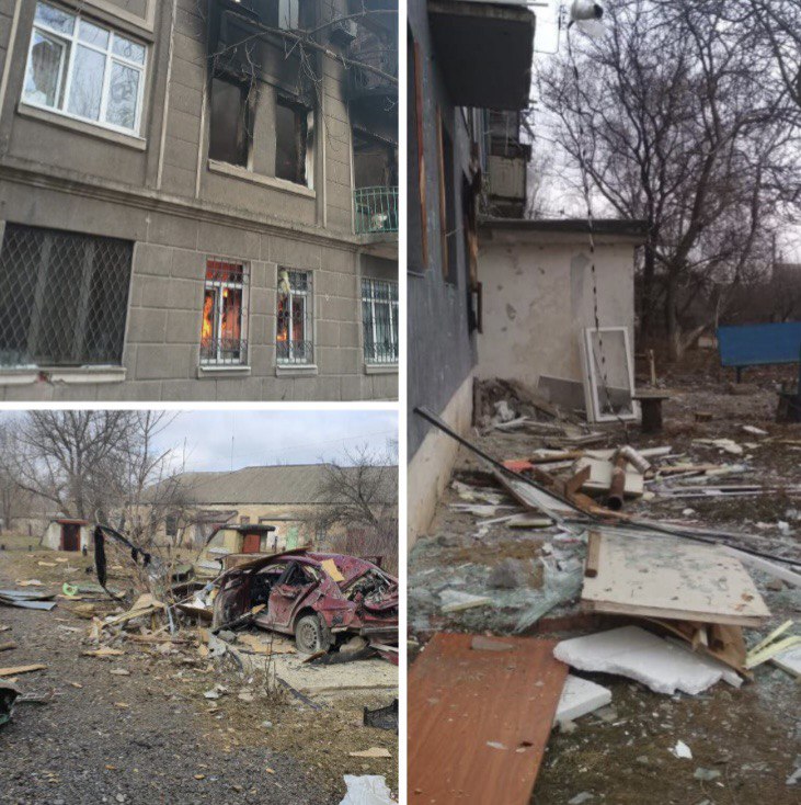 На Донеччині за добу окупанти обстріляли житлові будинки, лікарні, готель та банк: загинули 4 людей, ще 17 поранені