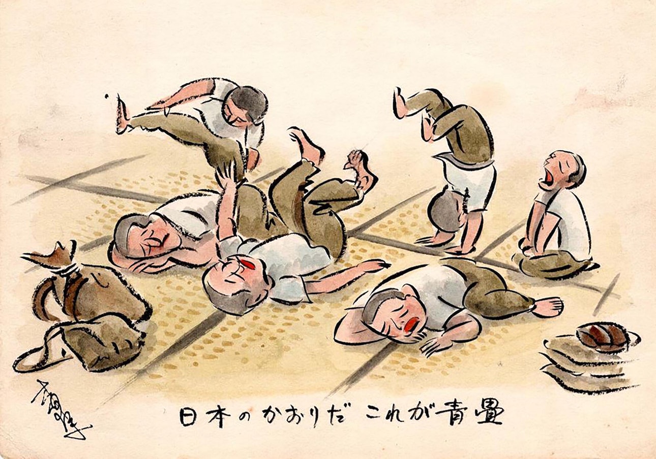 Неволя аквареллю: як японський полонений згадує у малюнках роки радянських таборів на Донеччині 30