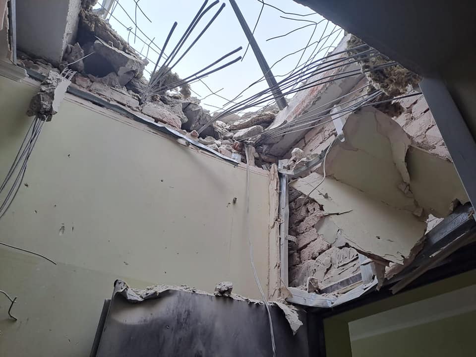 Часів Яр: окупанти обстріляли місцеву школу, обійшлося без постраждалих