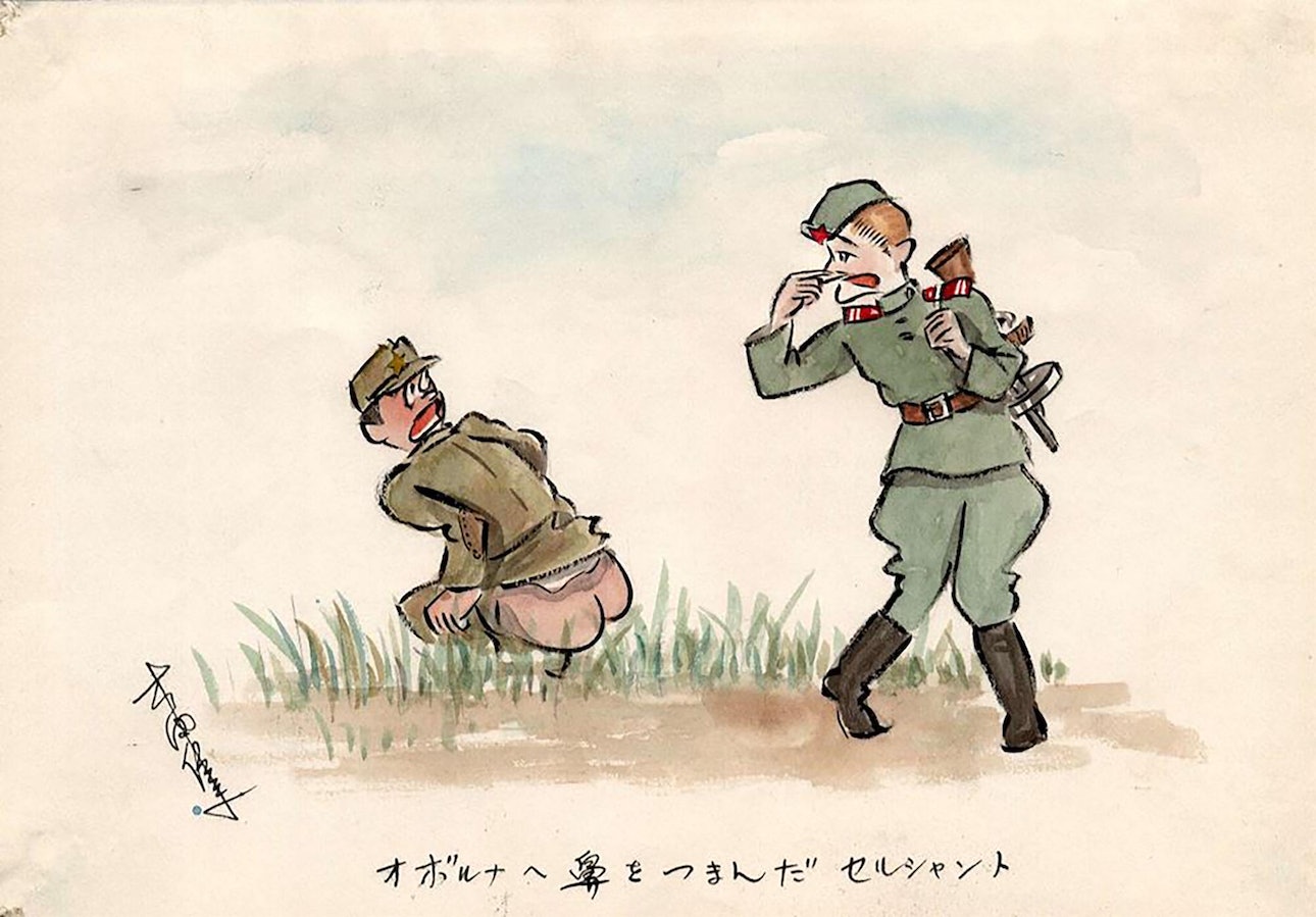 Неволя аквареллю: як японський полонений згадує у малюнках роки радянських таборів на Донеччині 4