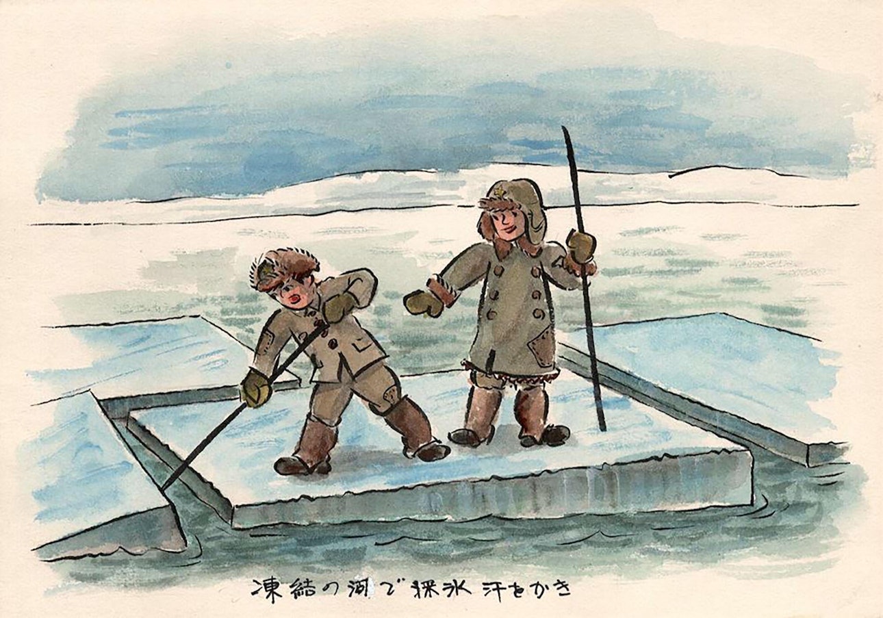 Неволя акварелью: как японский пленный вспоминает в рисунках годы советских лагерей на Донетчине 7