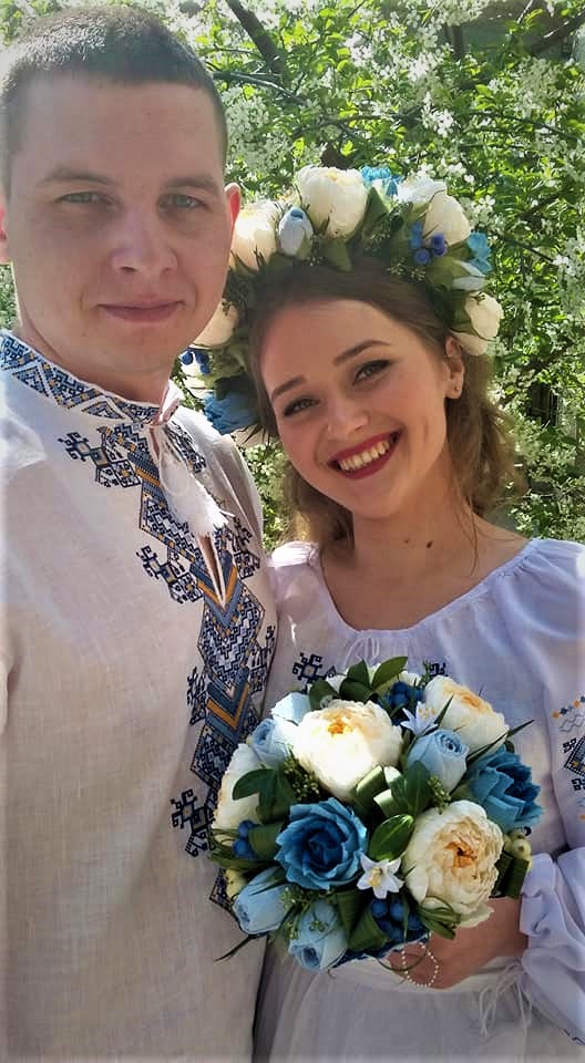 Микола Анацький з дружиною