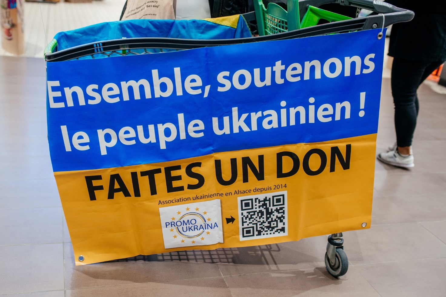 Переселенка зі Слов'янська зібрала гуманітарну допомогу для українців у Франції