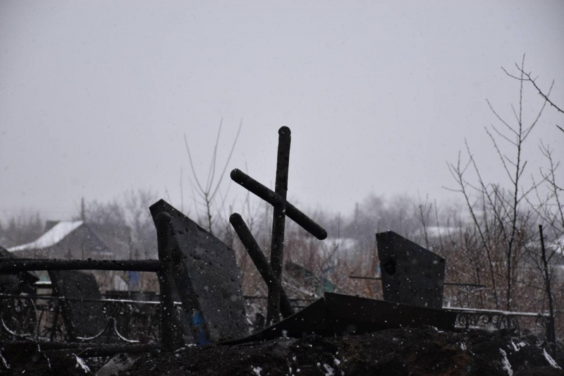 Російська армія зруйнувала кладовище в Краматорську 4