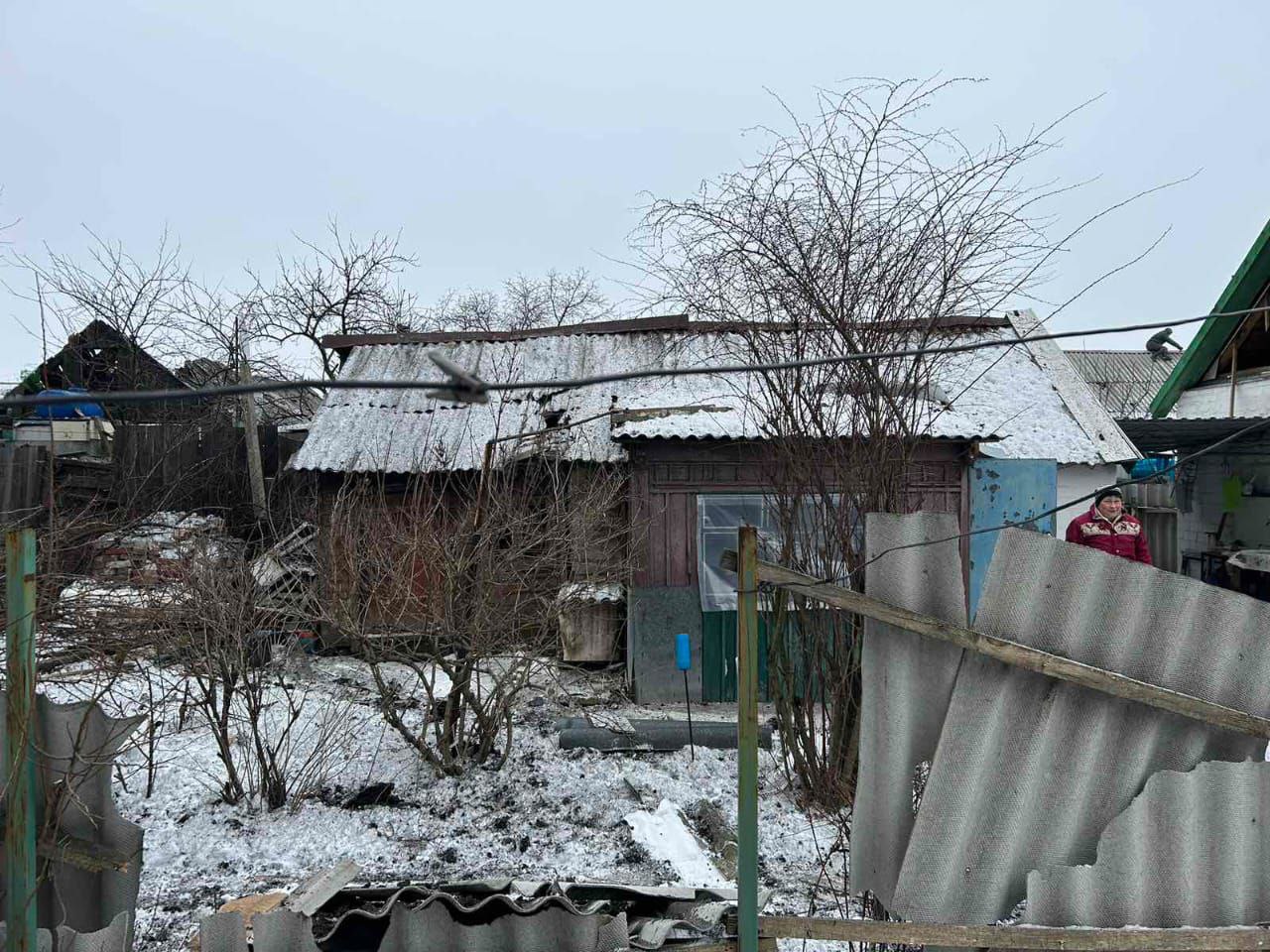 обстріляний росіянами приватний будинок в Донецькій області