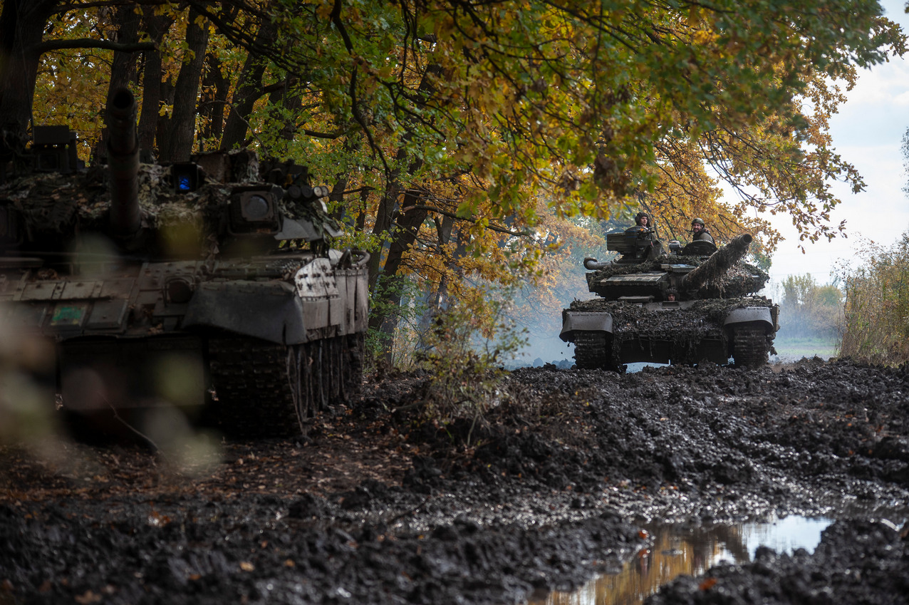 танк українських військових під Соледаром