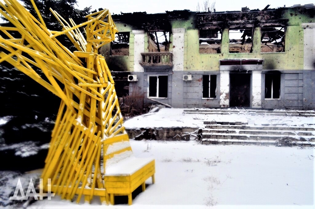 знищений офіс фонду Ізоляція в Соледарі