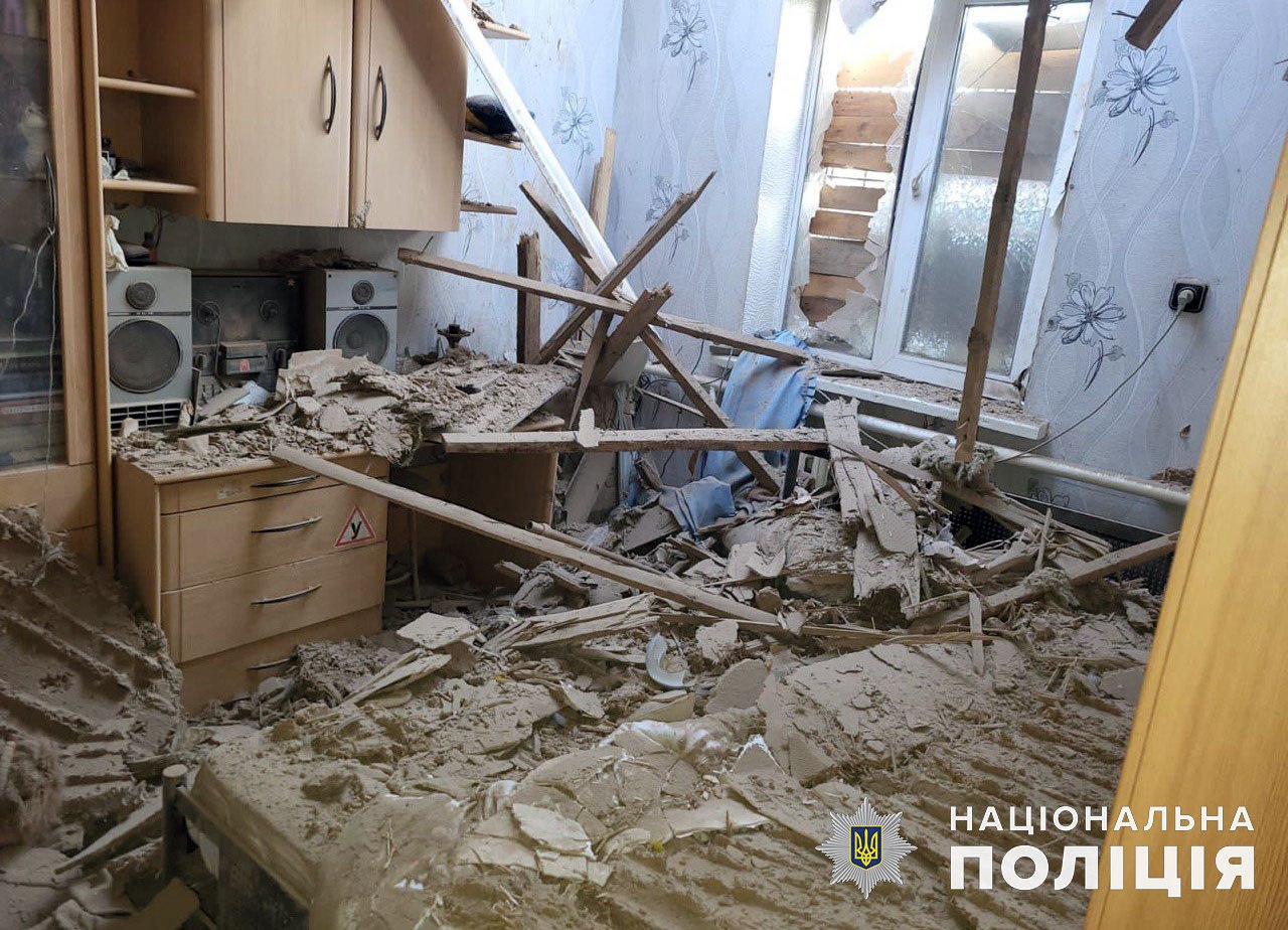 зруйнований росіянами будинок в Донецькій області