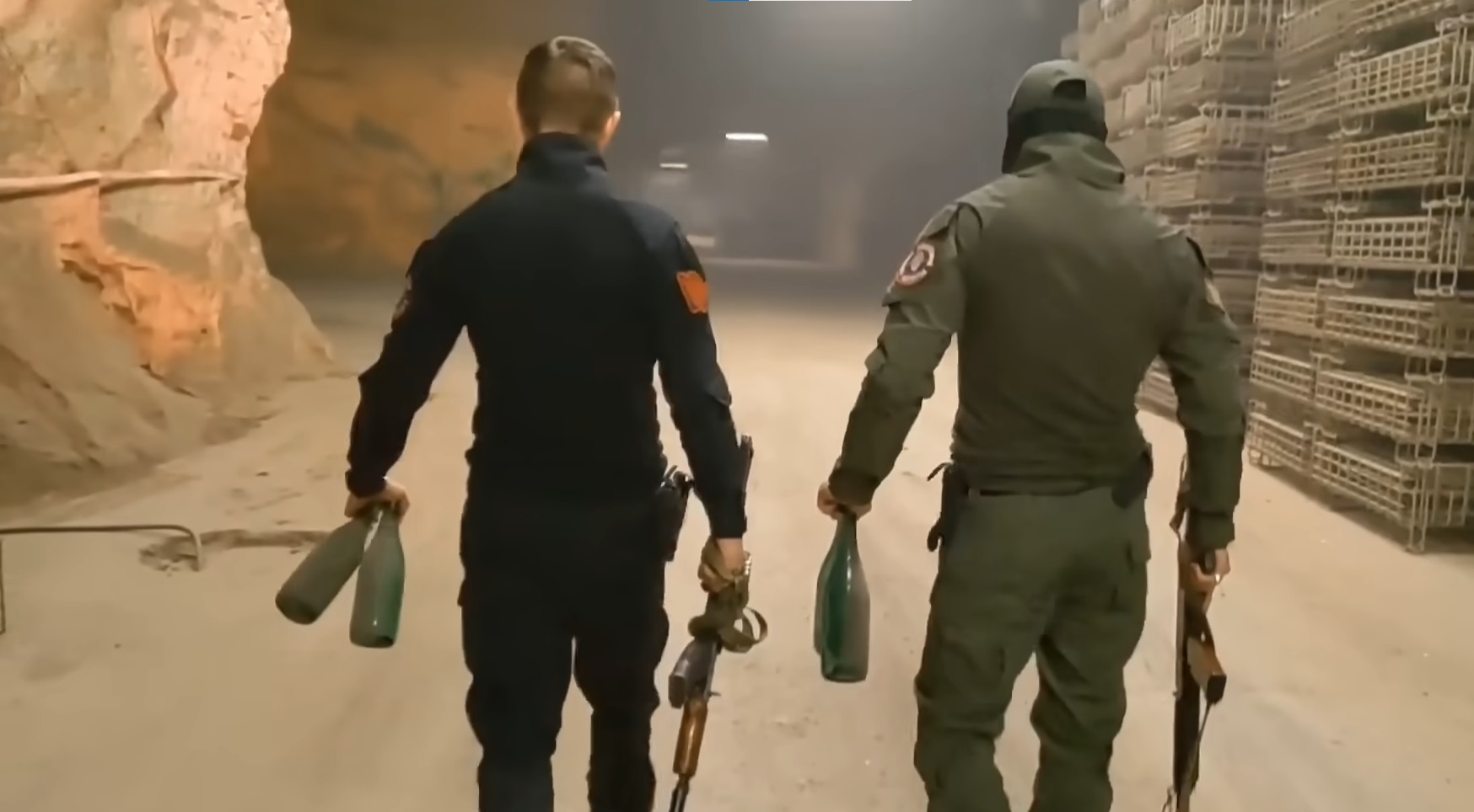 Российские наемники вероятно устроили военную базу в подземных помещениях бахмутского Artwinery 3