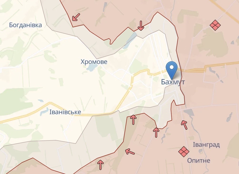 Українські військові за тиждень знищили на Бахмутському напрямку понад 1100 окупантів і тримають оборону: ситуація на 13 березня 1