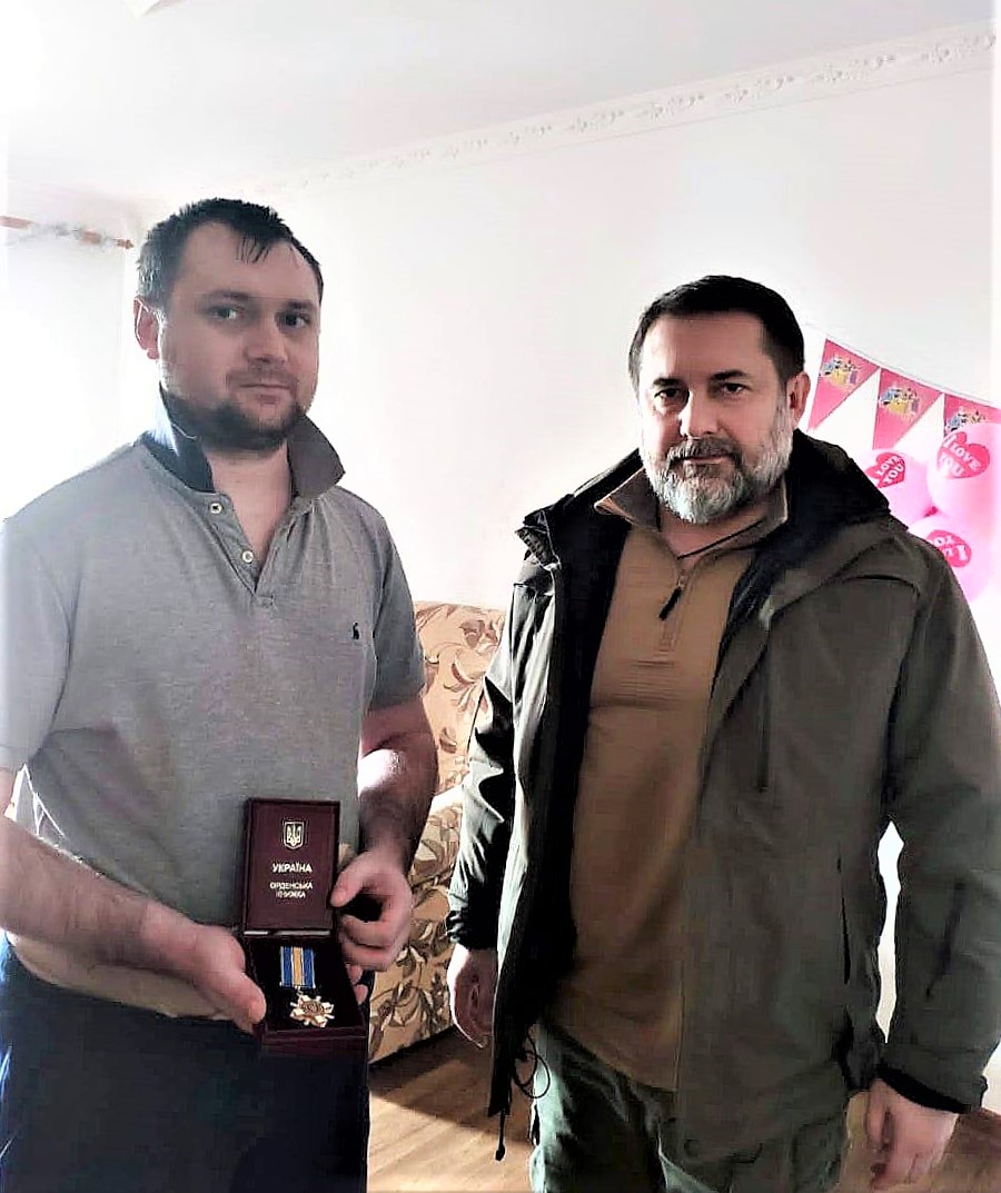 електромонтер з Луганщини Євген Перепелиця отримав орден за мужність