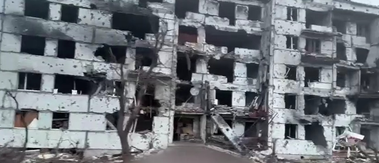 Що стало з житловим кварталом на східній околиці Бахмута за місяці російських атак