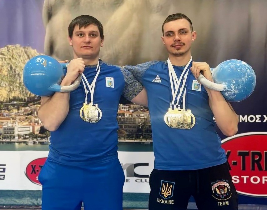 Гиревики из Донетчины завоевали 7 медалей на двоих на чемпионате Европы (ФОТО)