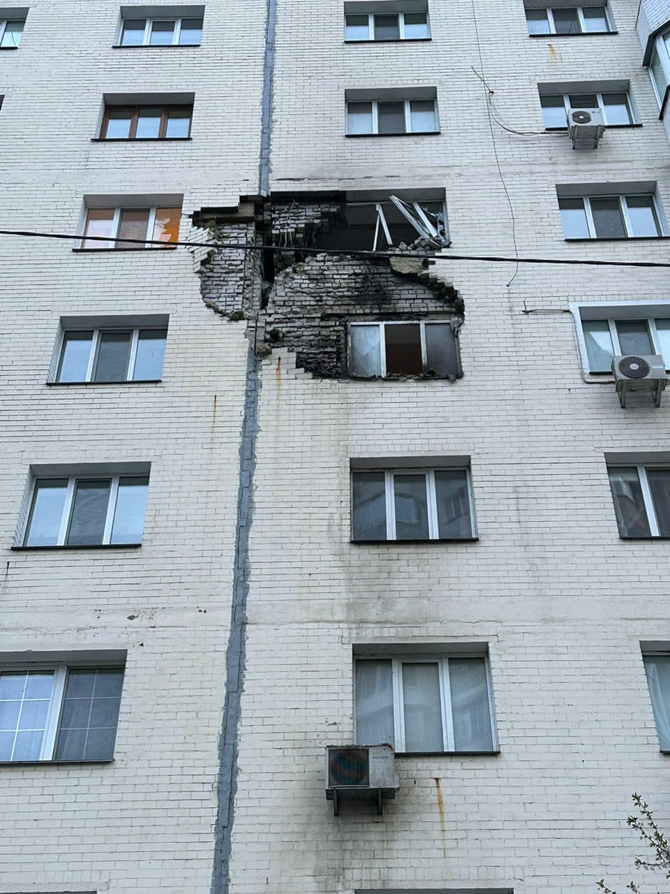 Уламки ракети влучили в будинок в місті Українка