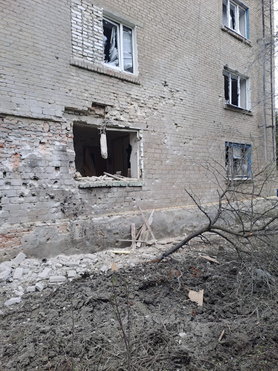 Наслідки обстрілів Донецької області 25 квітня 2023