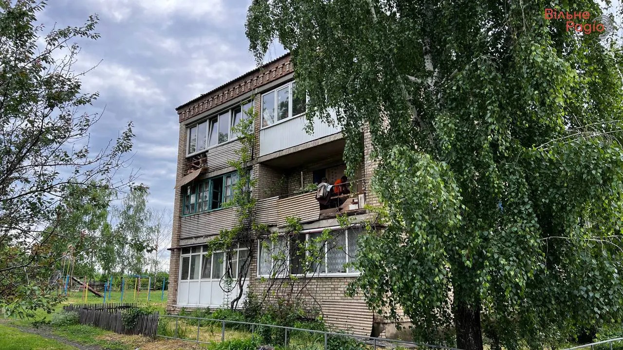 Пошкоджене житло в Донецькій області