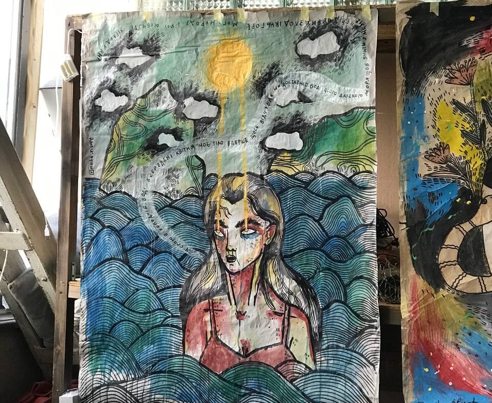 Бахмутська художниця розповідає світу про війну в Україні через картини: де вже бачили її роботи та про що вони 2