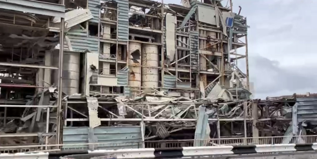 Как выглядит разрушенный завод Knauf и Соледарская громада в апреле 2023 (ФОТО, ВИДЕО)