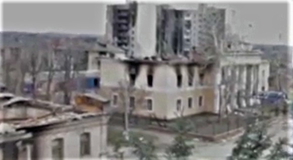 зруйнована будівля Бахмутської райдержадміністрації 5