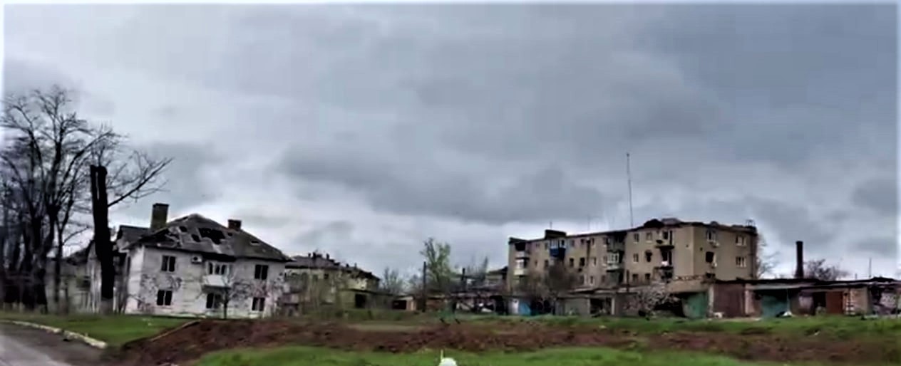 зруйновані окупантами квартали Соледара 4