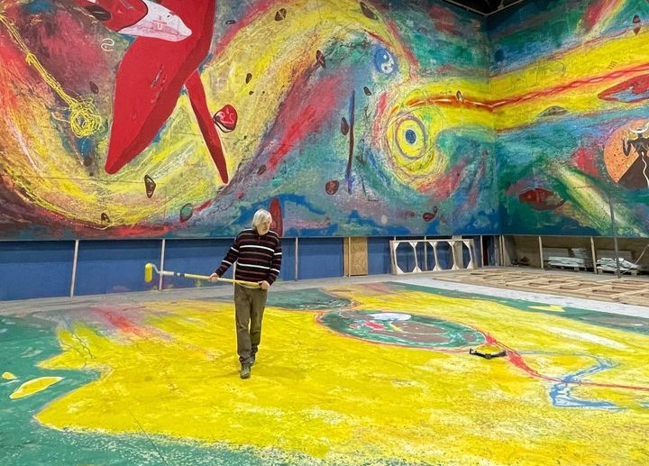 Залишився рік роботи: картина митця з Донеччини, яка має стати найбільшою у світі, готова вже майже на половину (ФОТО)