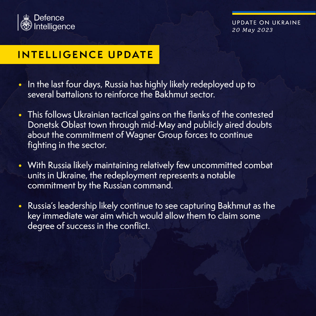 Россия перебросила на Бахмутское направление дополнительные батальоны военных, ㅡ британская разведка 1