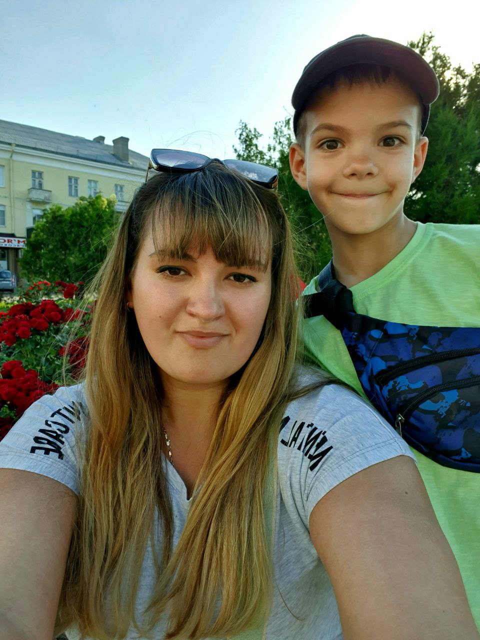 Маргарита Чумаченко з сином