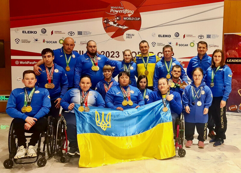 Спортсмени з Донеччини, які мають вади здоров’я, вибороли 7 медалей на Кубку світу з пауерліфтингу
