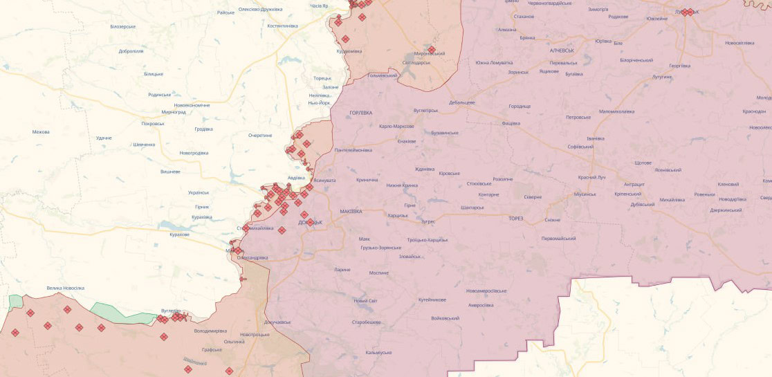 Окуповані території Донеччини