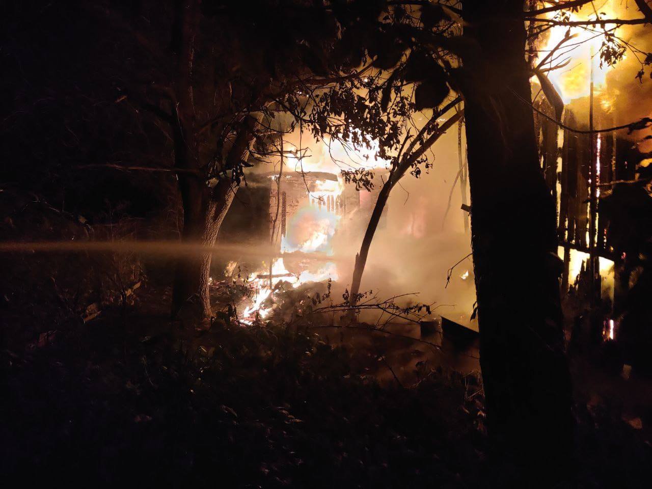 Пожар в Дарницком районе