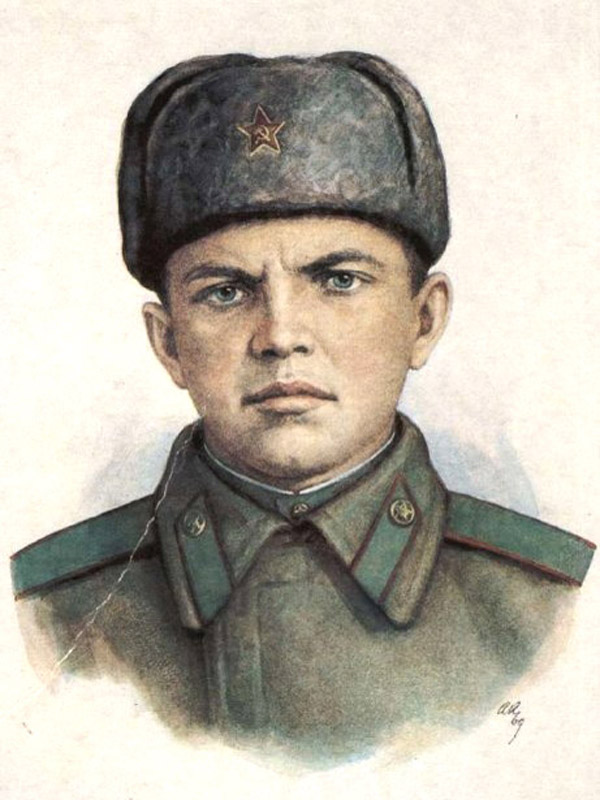 Олександр Матросов на фронті