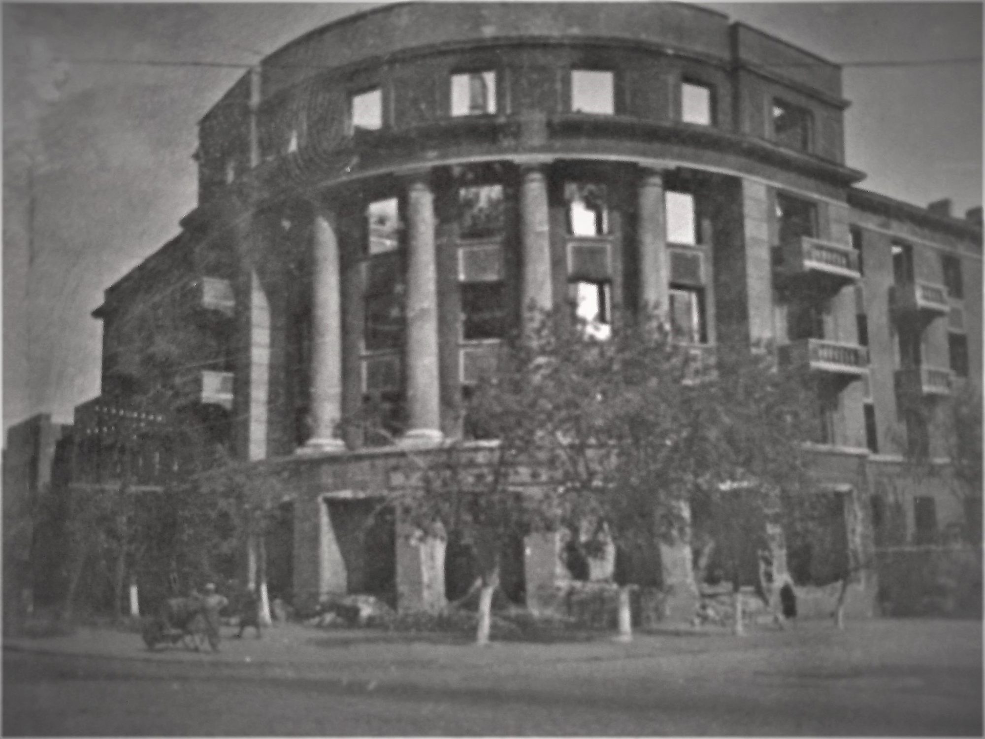 будівля у центрі Бахмута зруйнована під час Другої світової