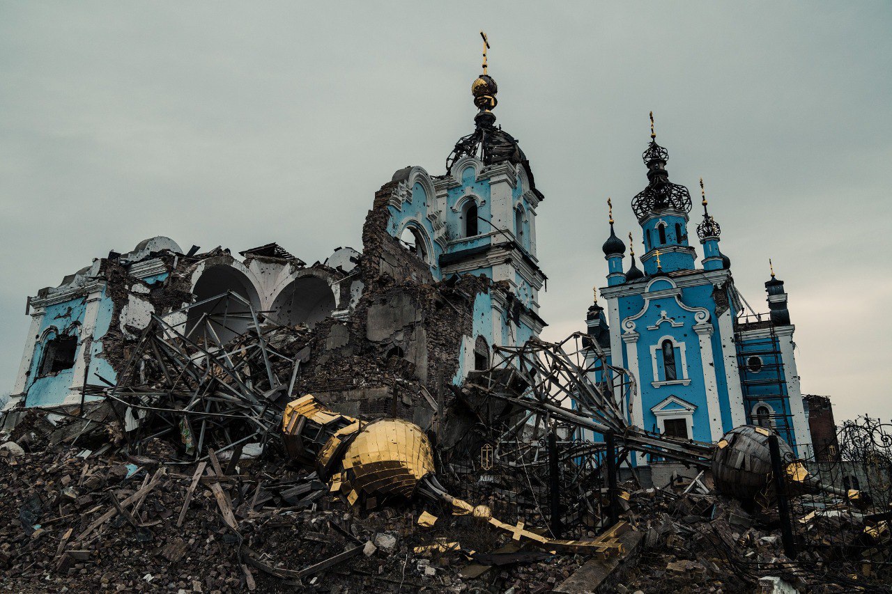 Зображення до посту З початку відкритої війни окупанти зруйнували на Донеччині 78 храмів, — начальник ОВА