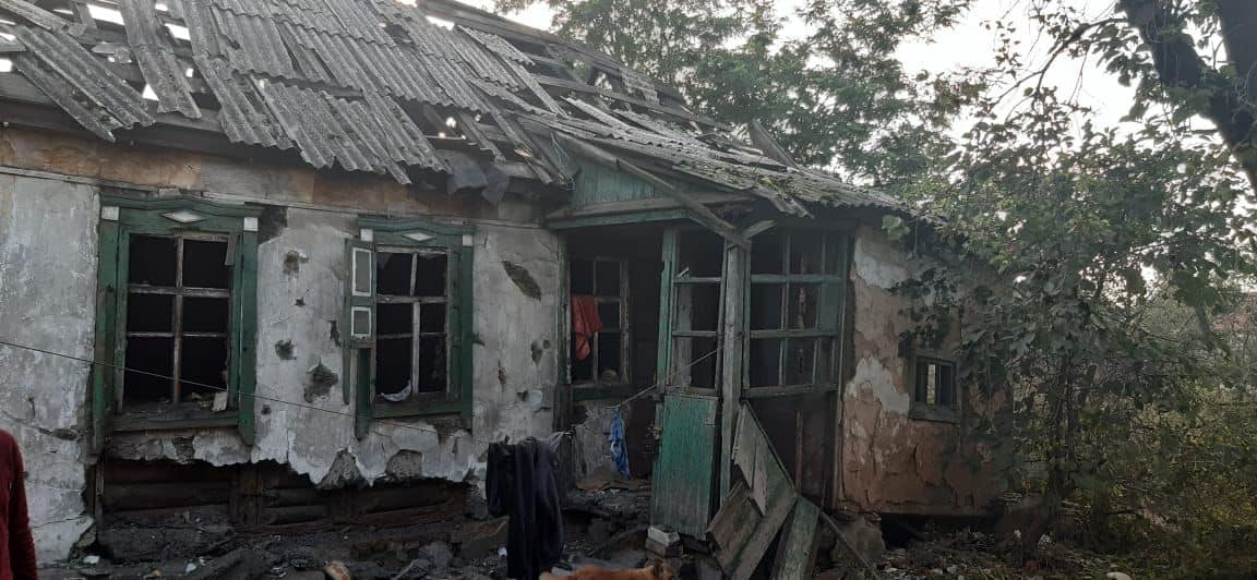 Окупанти 10 липня пошкодили приватну оселю на Донеччині